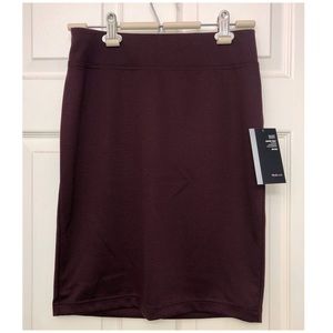 Style & Co- Burgundy Skirt